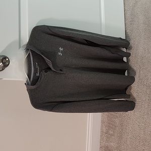 Mens Under Armour Small Thermal Cold Gear Dark Gray